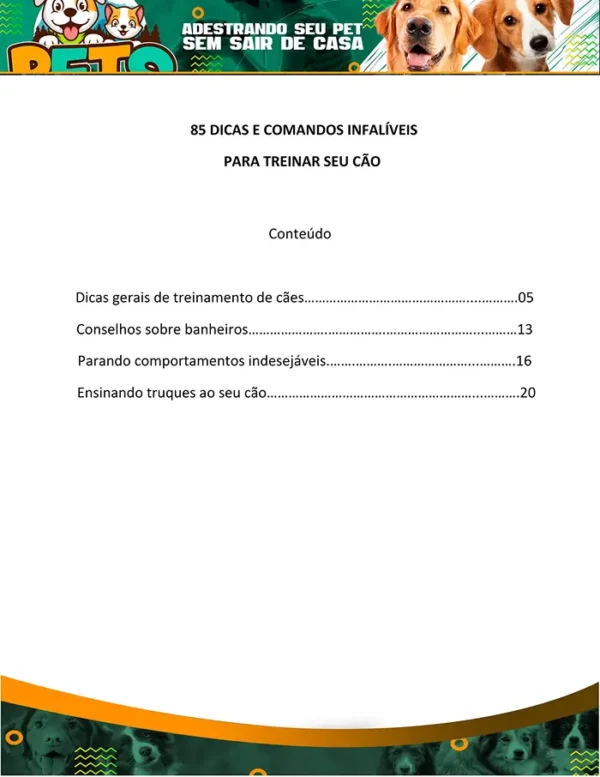 Treinamento de Cães