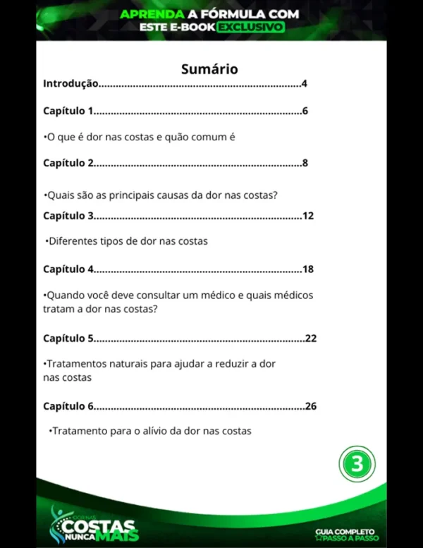 Dor nas Costas